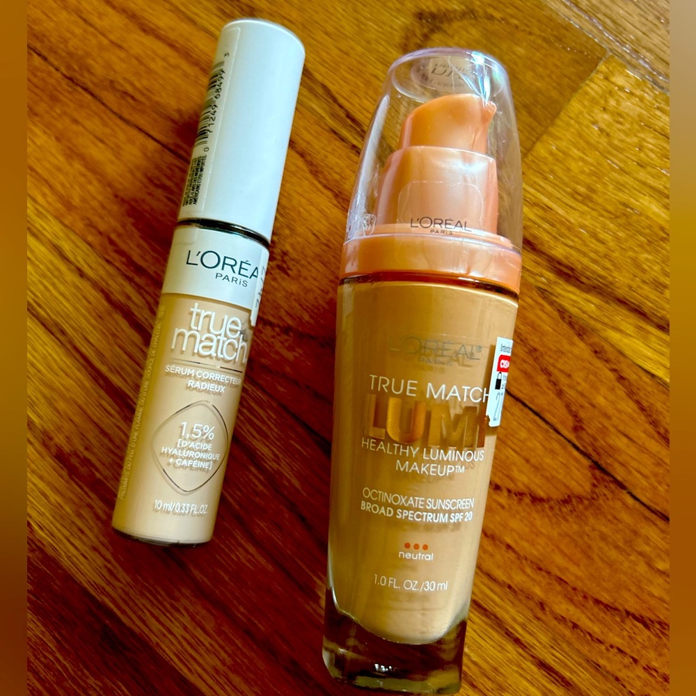 Loreal Foundation and Serum Concealer NWT